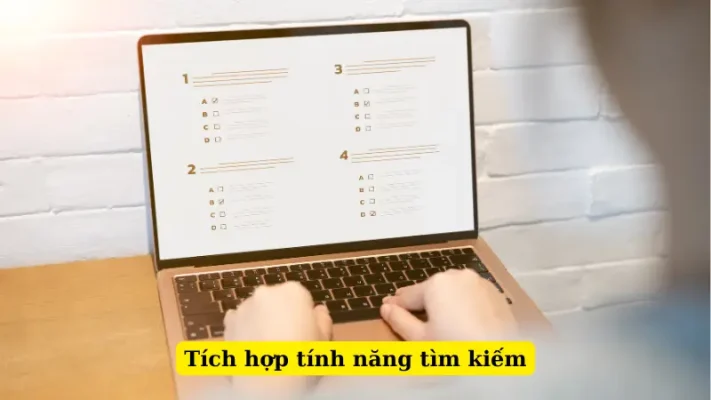 Tích hợp tính năng tìm kiếm